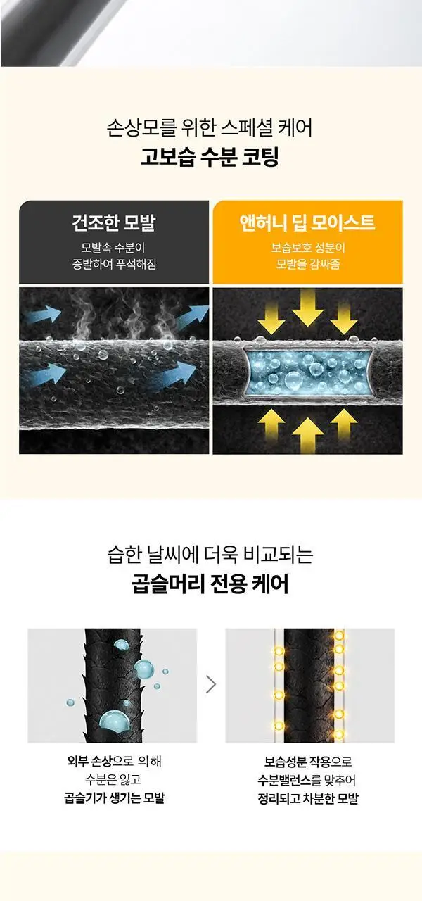 [백지헌PICK] 앤허니 모이스트 헤어 오일 100ml 2종 택1(딥, 멜티) 상세페이지 7